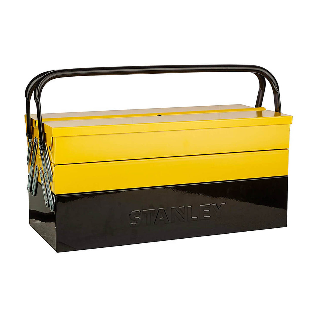 Stanley Heavy Duty Metal Cantilever Tools Box with Double Handle