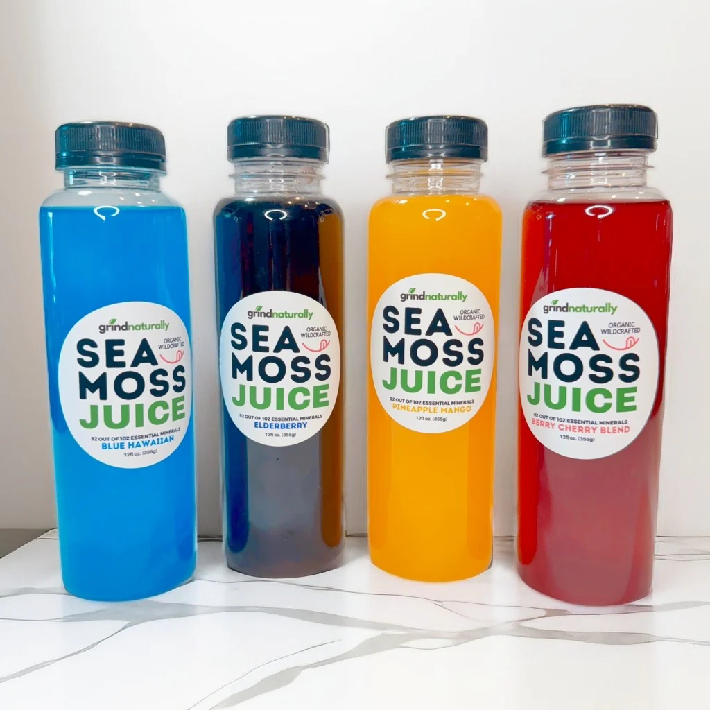 Sea Moss Infused Juice Pack - Organic Antioxidant Wellness Juice With Vital Nutrients