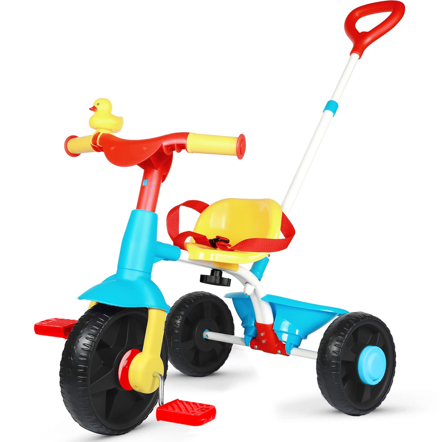 Kriddo 2-in-1 Kids Tricycle for 18 months to 3 Years Old Classic