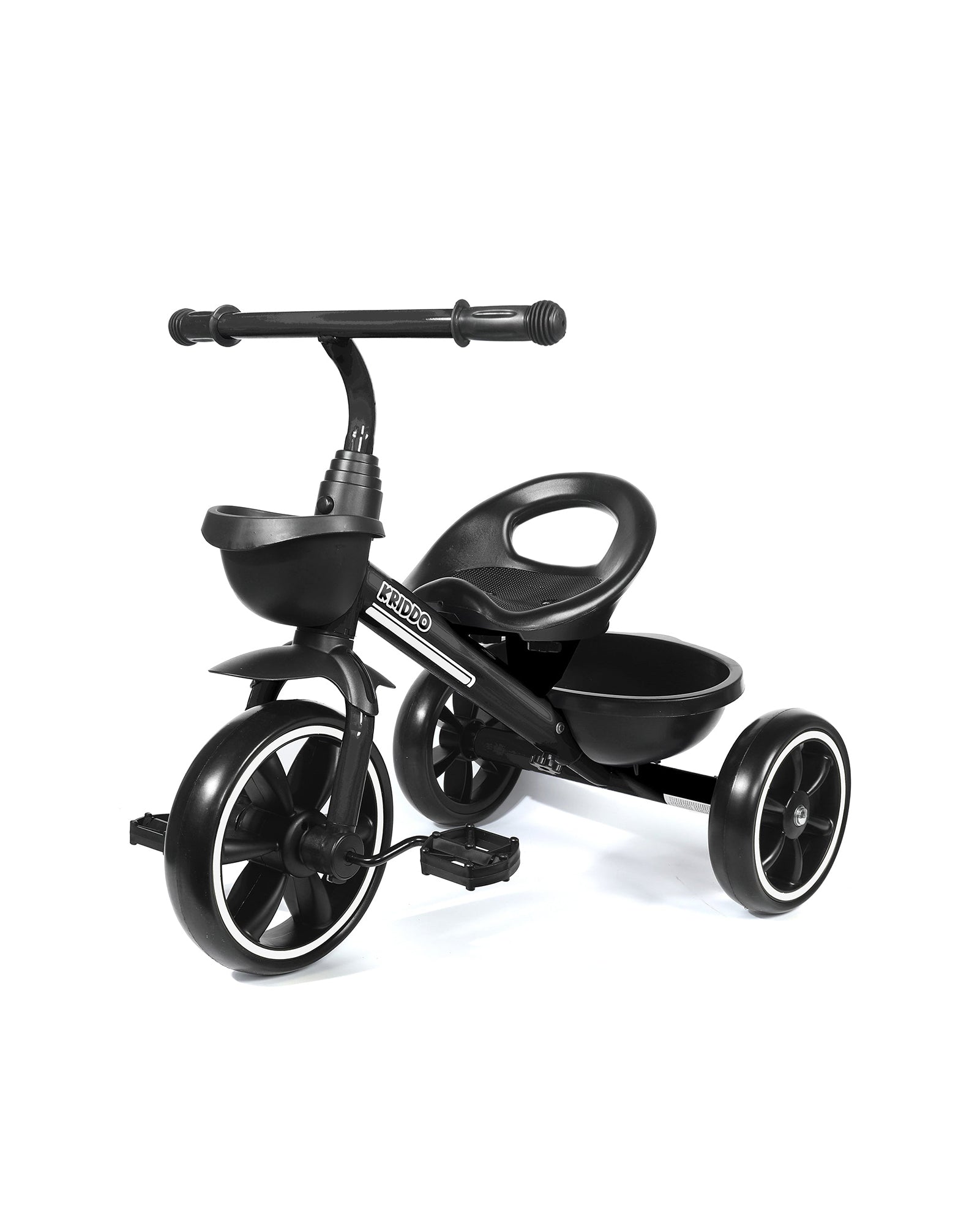 Kriddo Kids Tricycle for 2 to 5 Years Old Black