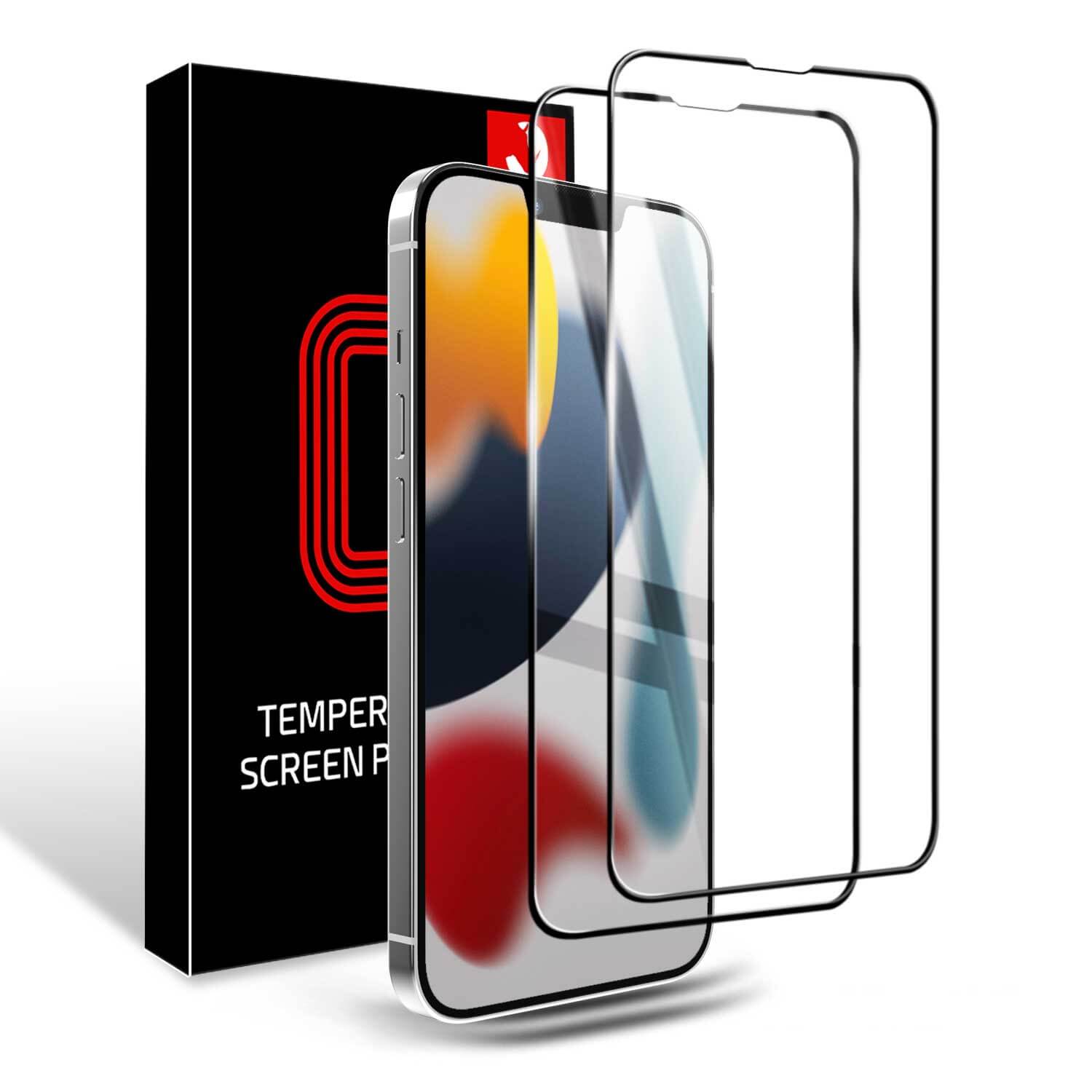 Tough On iPhone 13 Pro Max Full Tempered Glass Screen Protector 2 Pack