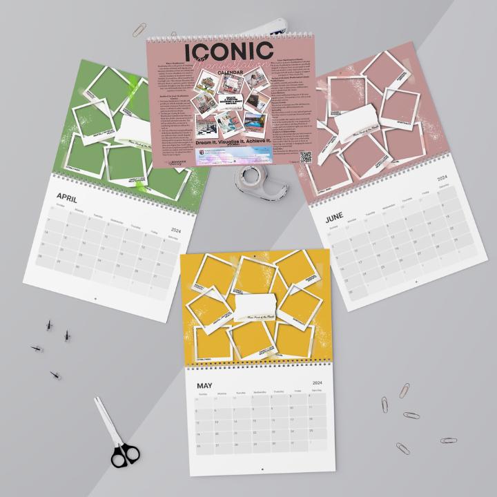 2024 Iconic Manifestation Standard Wall Calendar