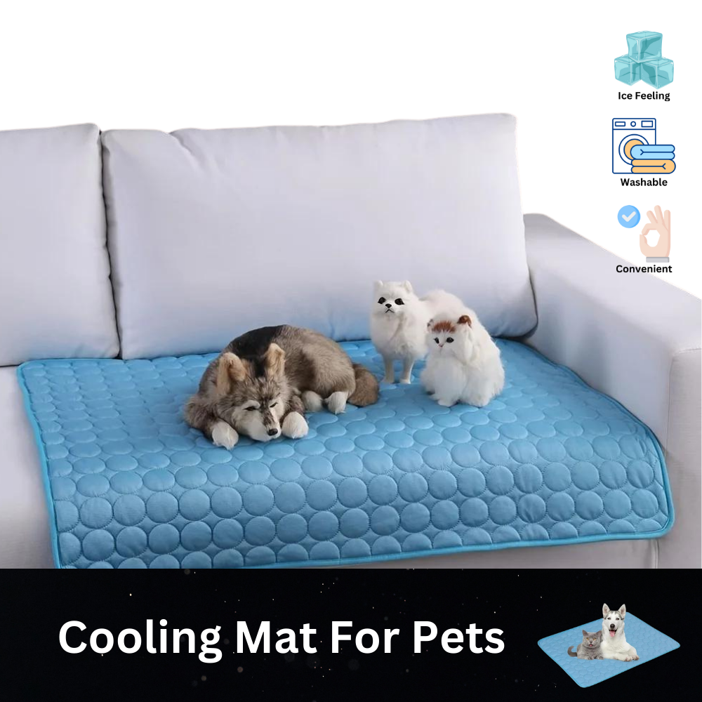 Cooling Mat for Dogs: Summer Cold Bed for Pets, Sturdy and Spacious