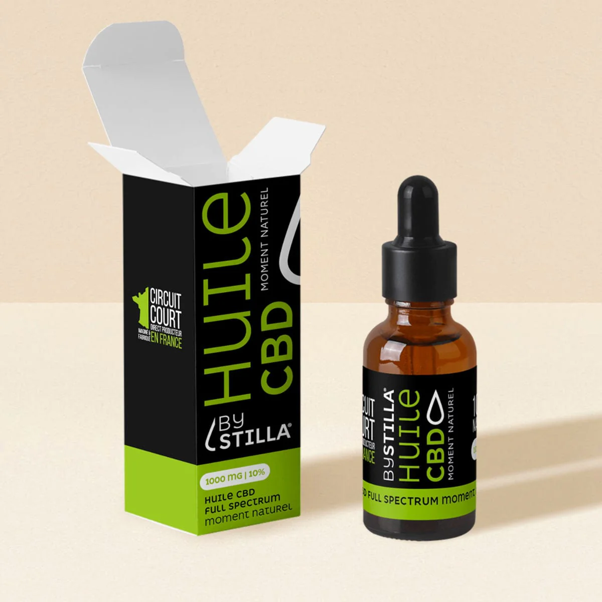 Huile CBD Chanvre, Full Spectrum (10ml)