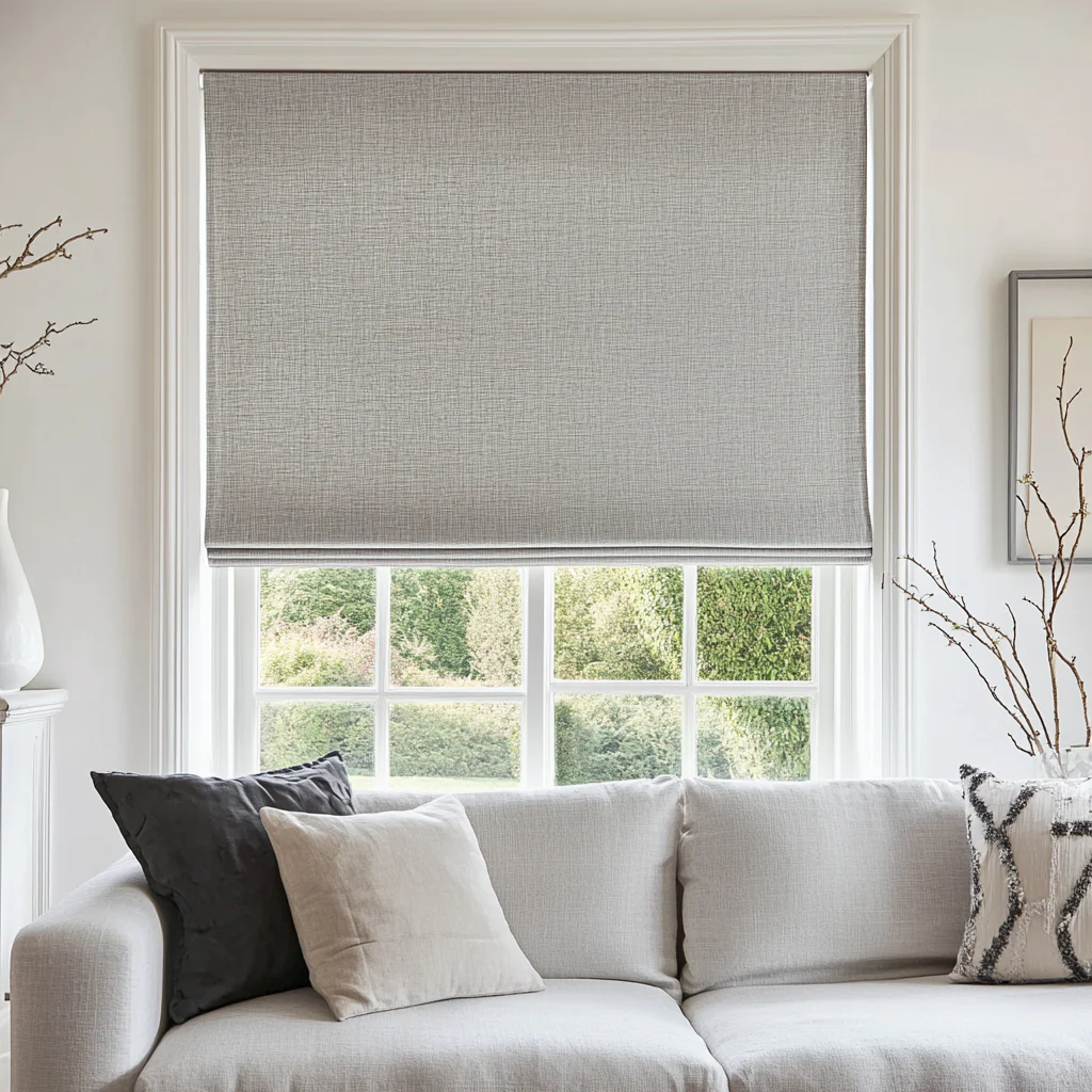 OUOIO Custom 100% Blackout Roman Shades