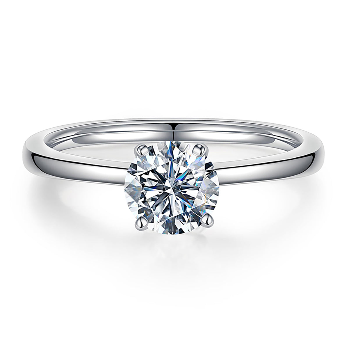 Moissanite Diamond  1ct. Rings for Women