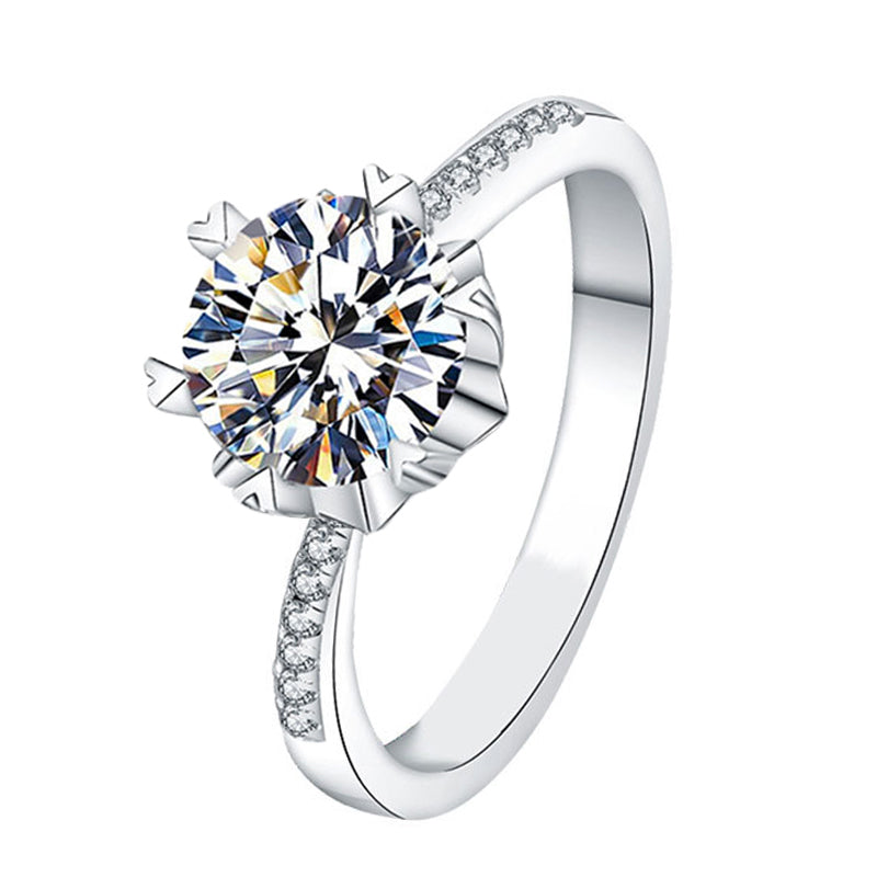 Moissanite Diamond 1ct.Rings for Women