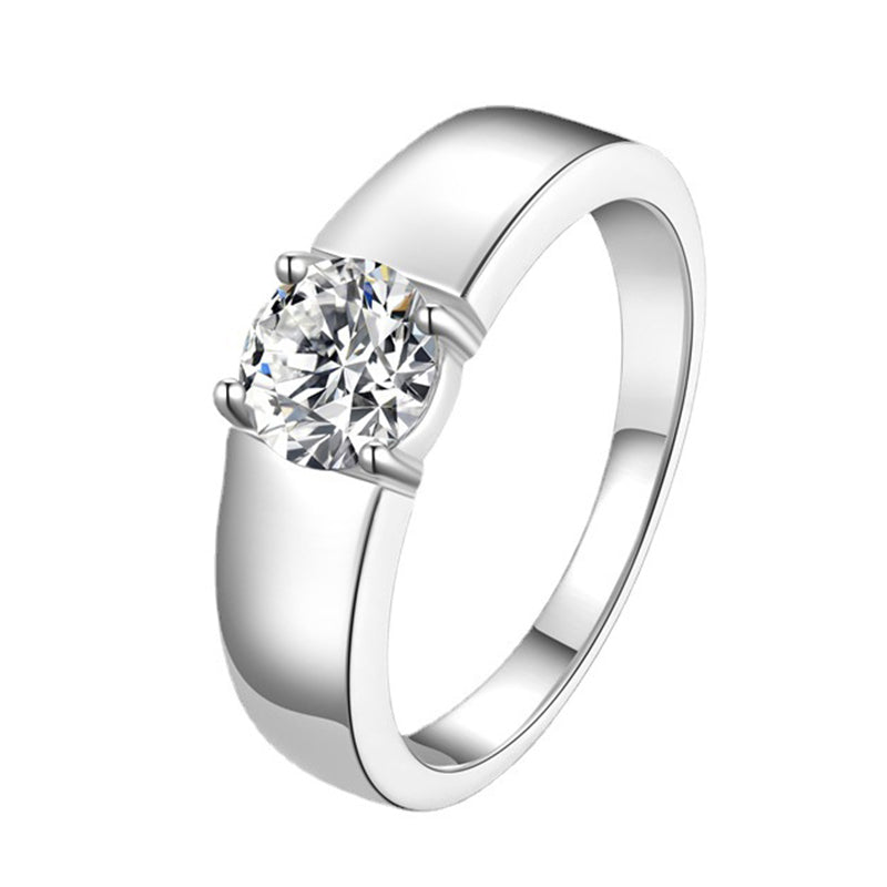 Moissanite Diamond 1ct.Rings for Men