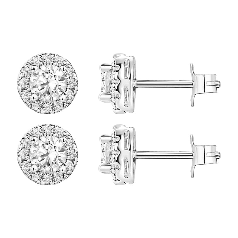 Moissanite Earrings  for Women & Earrings  for Men