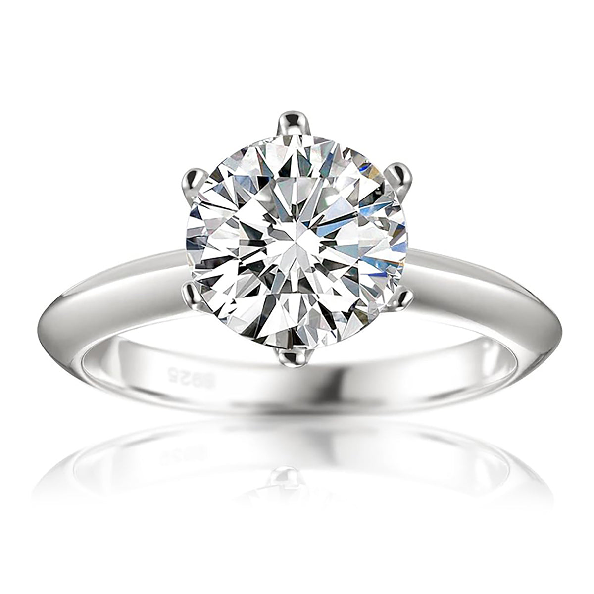 Moissanite Diamond 1ct.Rings for Women