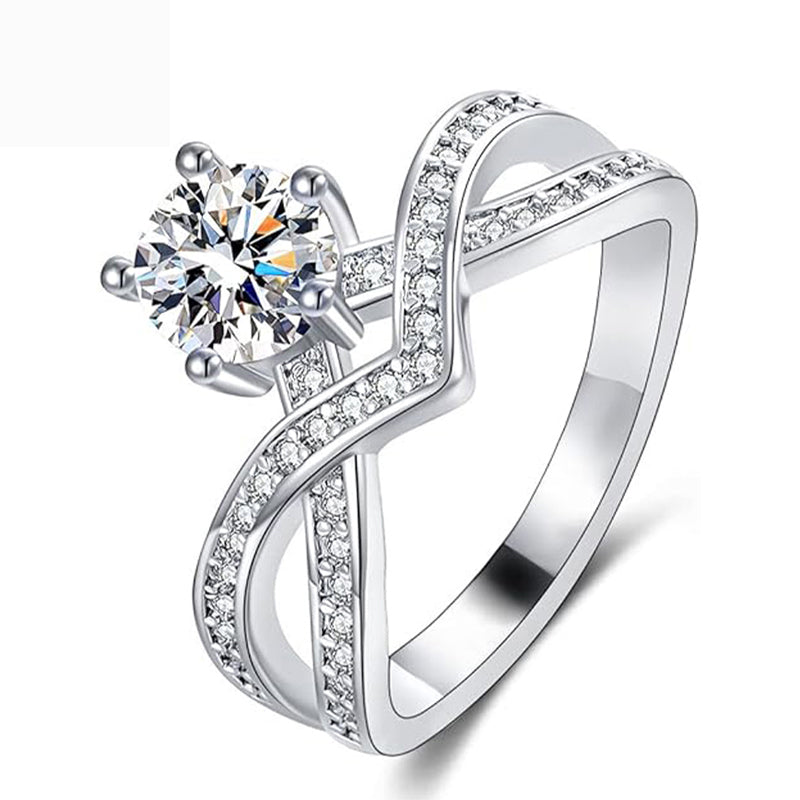 Moissanite Diamond  1ct. Rings for Women