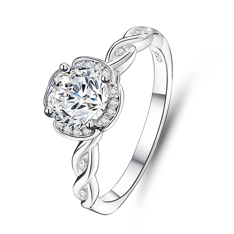 Moissanite Diamond 1ct.Rings for Women