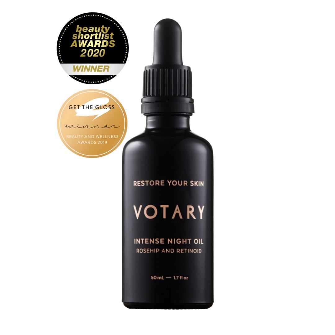 Votary Intense Night Oil – Rosehip & Retinoid, 50ml