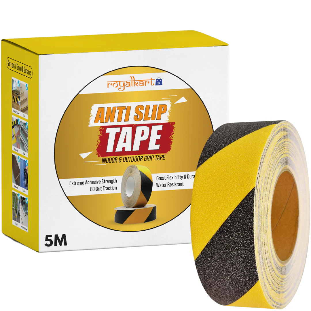 Anti Slip Tape- Black/Yellow (5M x 50MM)