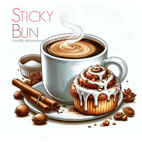 Sticky Bun Flavored Coffee