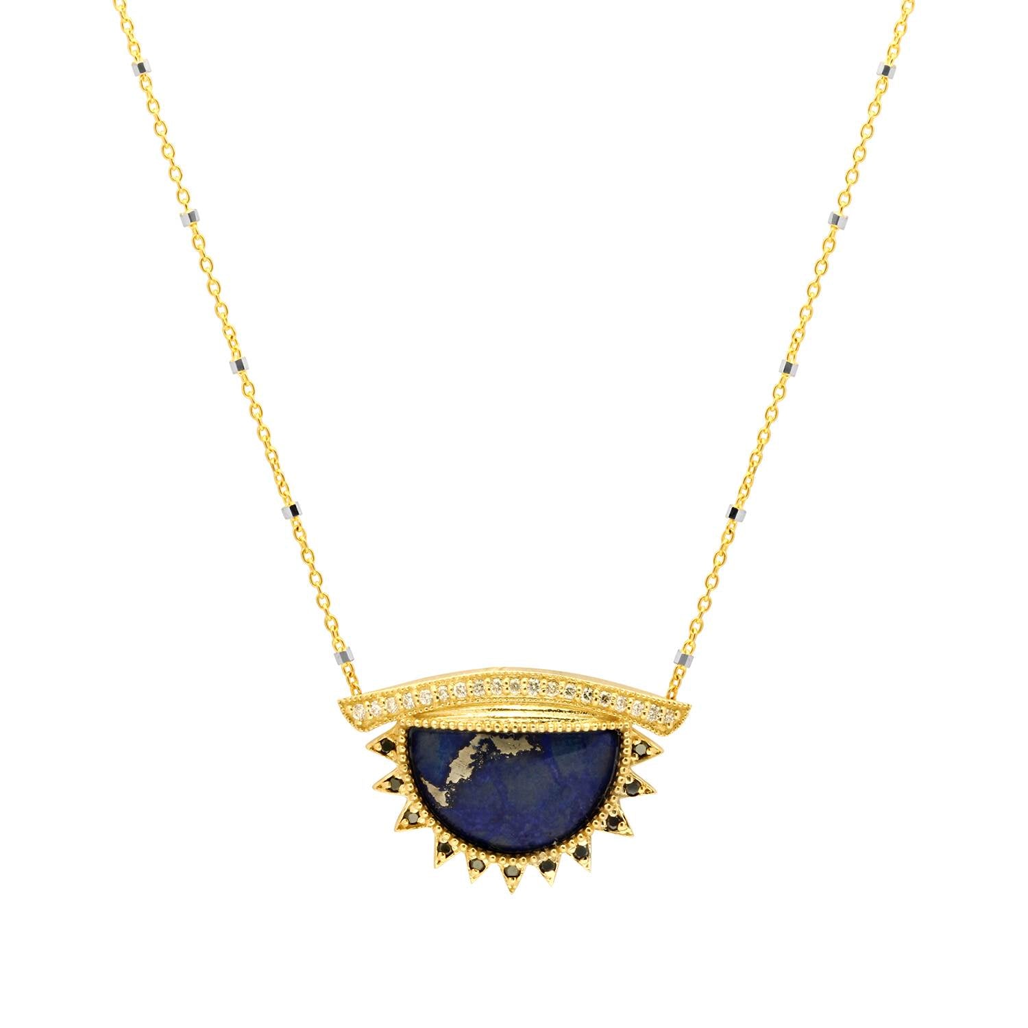 Third Eye Necklace + Blue Lapis