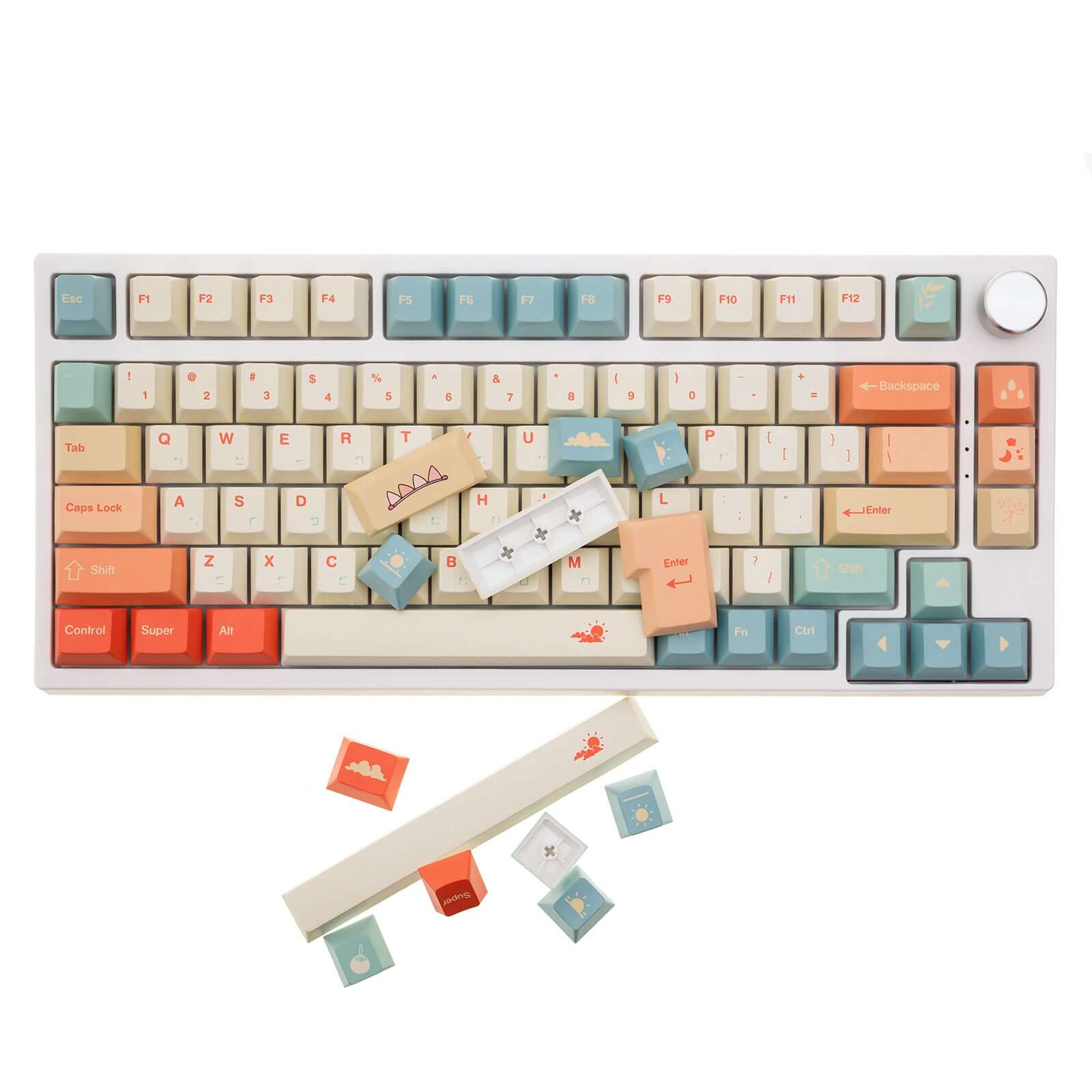 Gamakay 145 Keys Summer Love Theme Keycaps Set