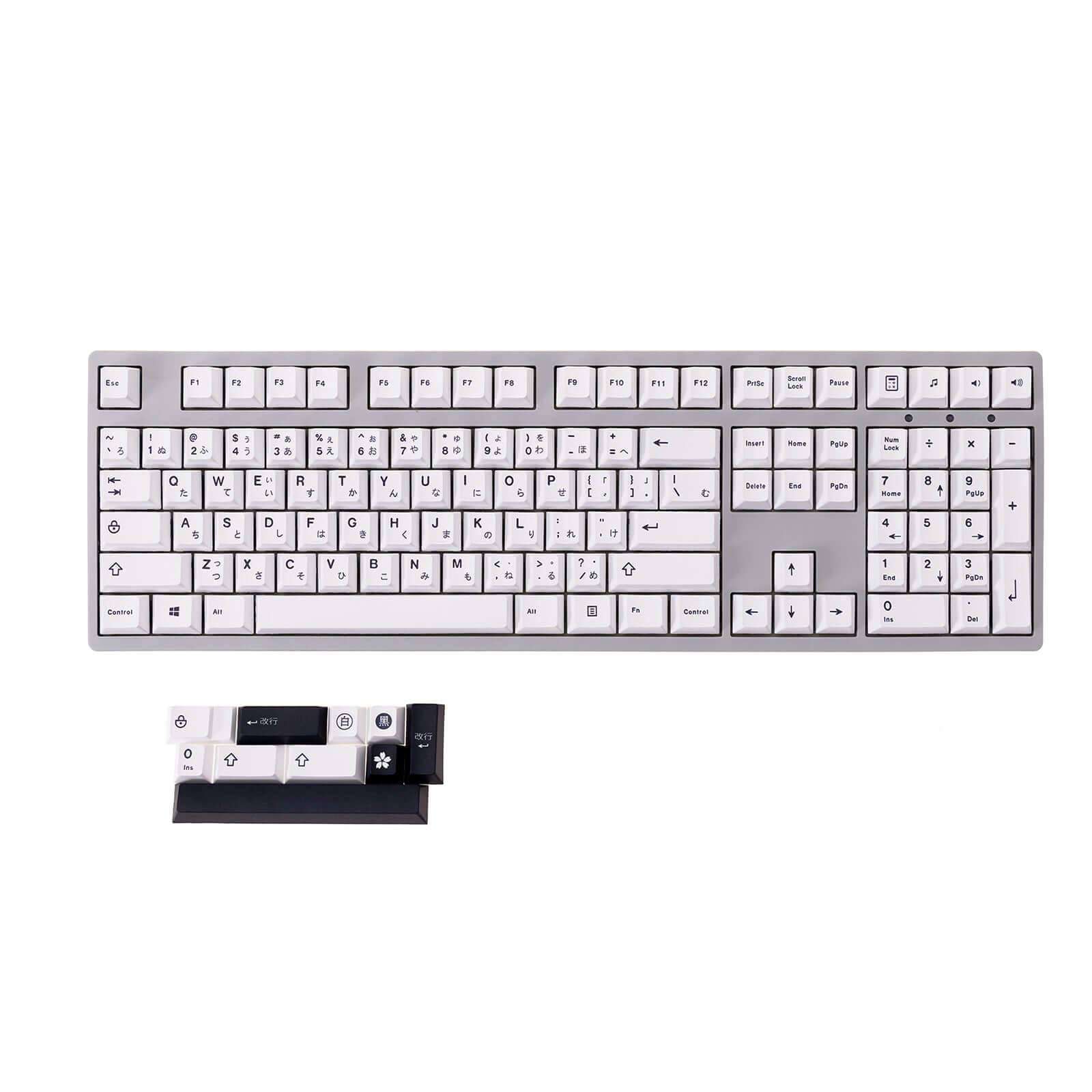 GamaKay 129 Keys Japanese Keycaps Set