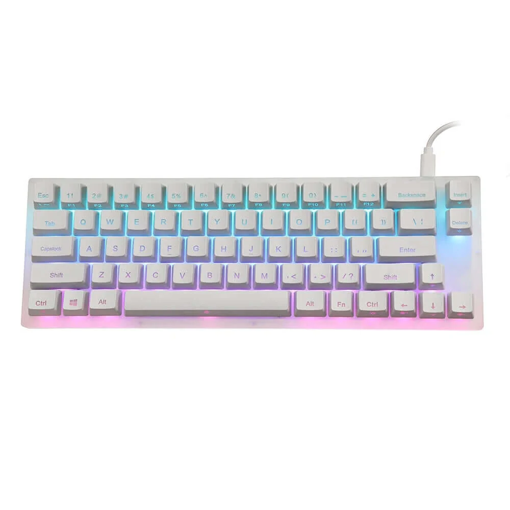 GamaKay K66 60% Mechanical keyboard-Acrylic keyboard case