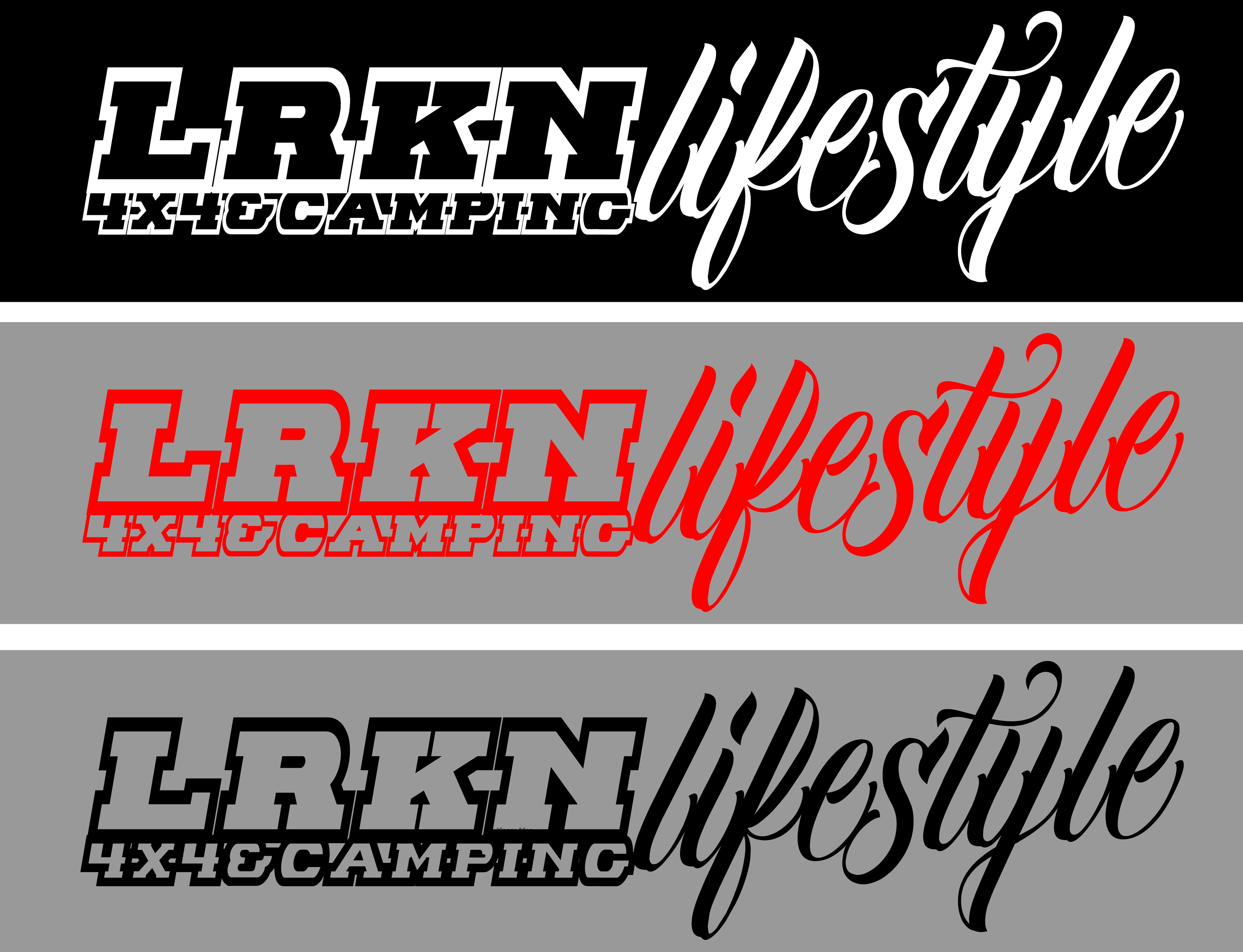 LRKN Lifestyle Window Banner Sticker