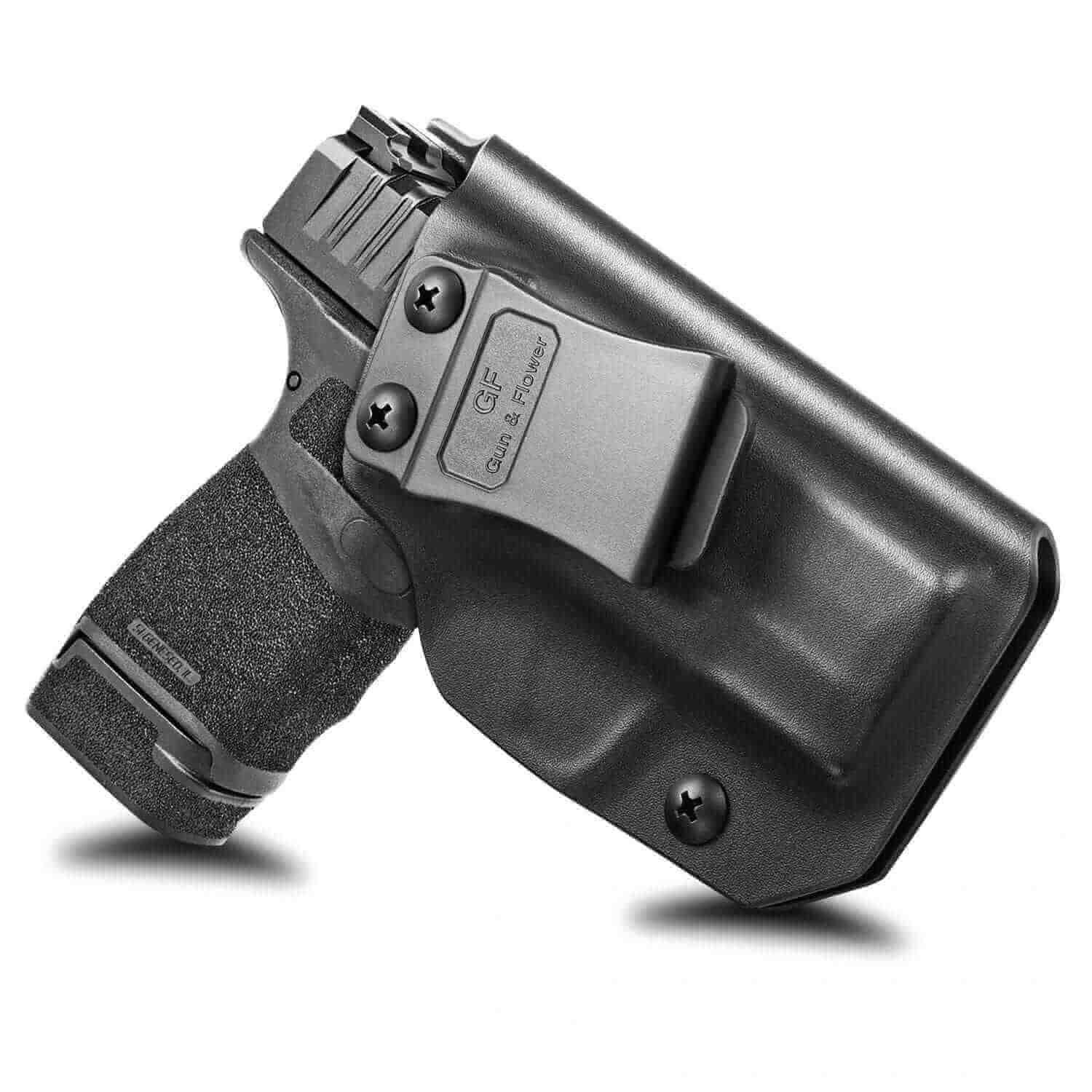 Springfield Armory Hellcat IWB Kydex Holster Compatible with Hellcat 3" Micro-Compact 9mm Pistol Accessories for Men Women | Gun & Flower