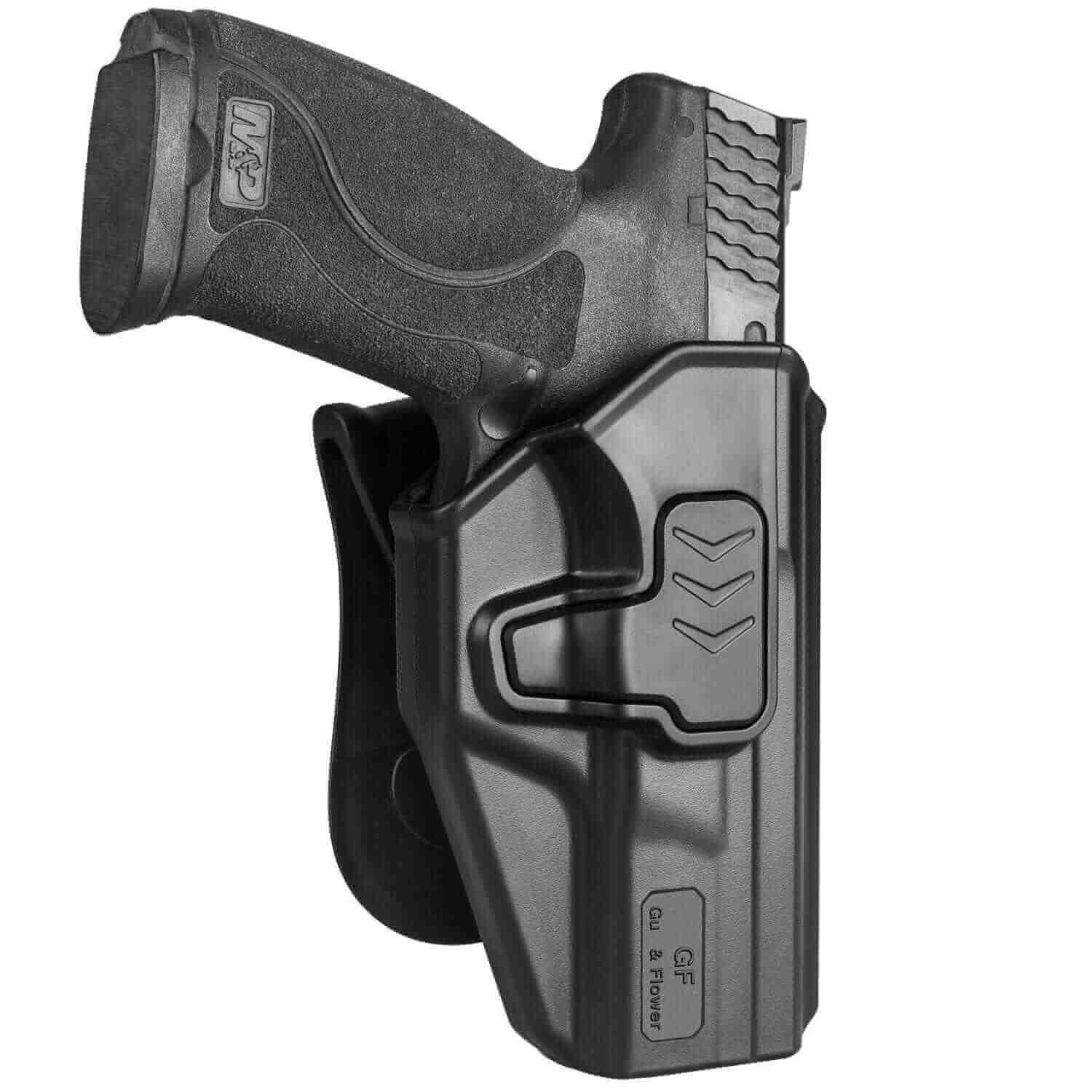 Smith & Wesson M&P 9 M2.0 4"/4.25" OWB Polymer Paddle Holster | Gun & Flower