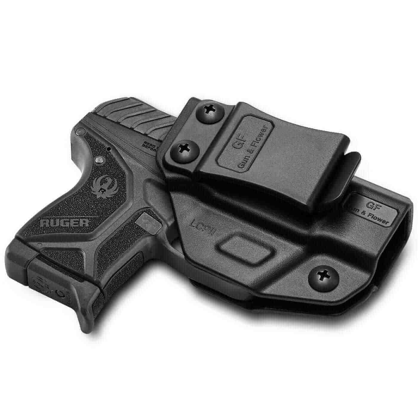 Ruger LCPII LCP2 LCP 2 Polymer IWB Holster Concealed Carry Holster Cant Retention Adjustable LCP 2 Accessories | Gun & Flower