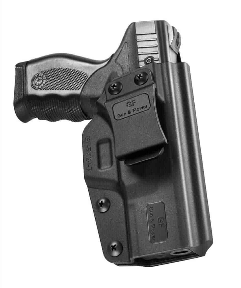 Taurus G3 & Taurus PT24/7 Polymer IWB Holster for Concealed Carry Adj. Cant & Retention | Inside Waistband  | Gun & Flower