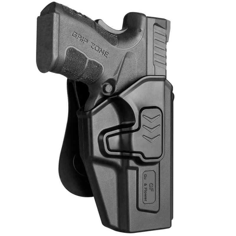 Springfield XD Level II Retention OWB Paddle Holster for 9mm/.40/.45ACP | Secure & Adjustable