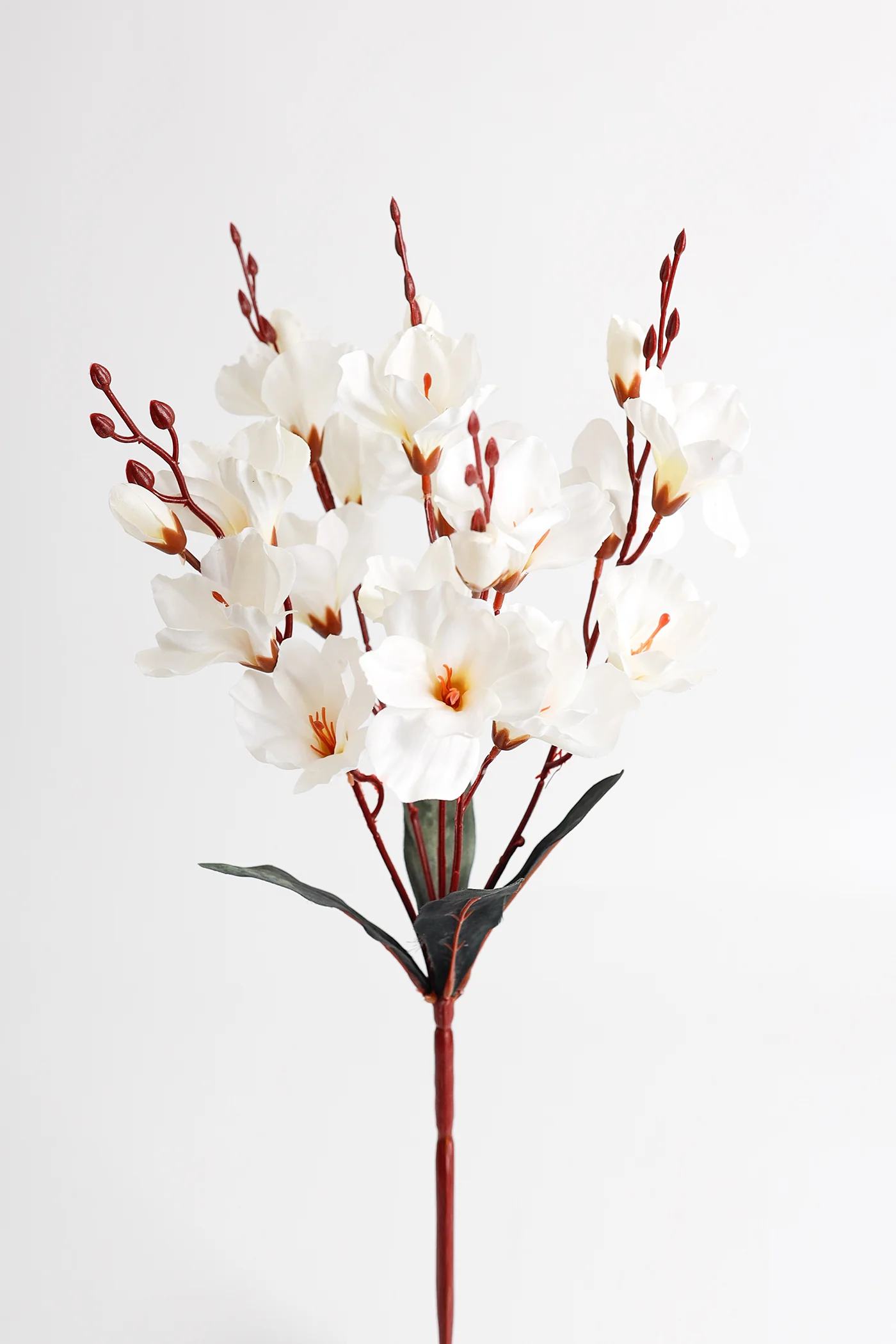 Bulk 17" Magnolias Bush Artificial Flowers Wholesale