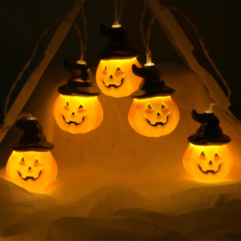 Bulk Halloween LED Pumpkin String Lights 78 Inch for Decoration Wholesale