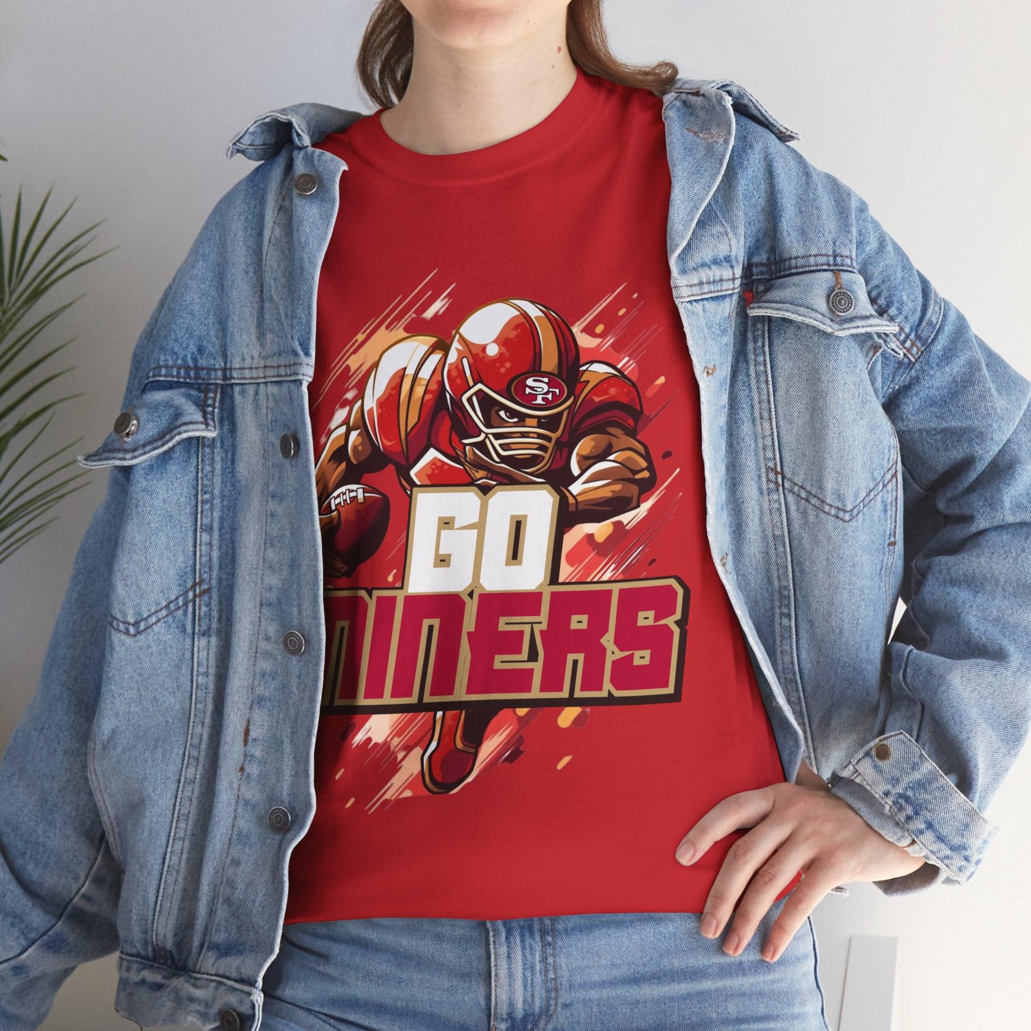 Golden Rush Fever: Unleash the Scarlet and Gold T-Shirt