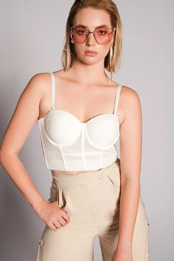 Back to Basics Bustier White