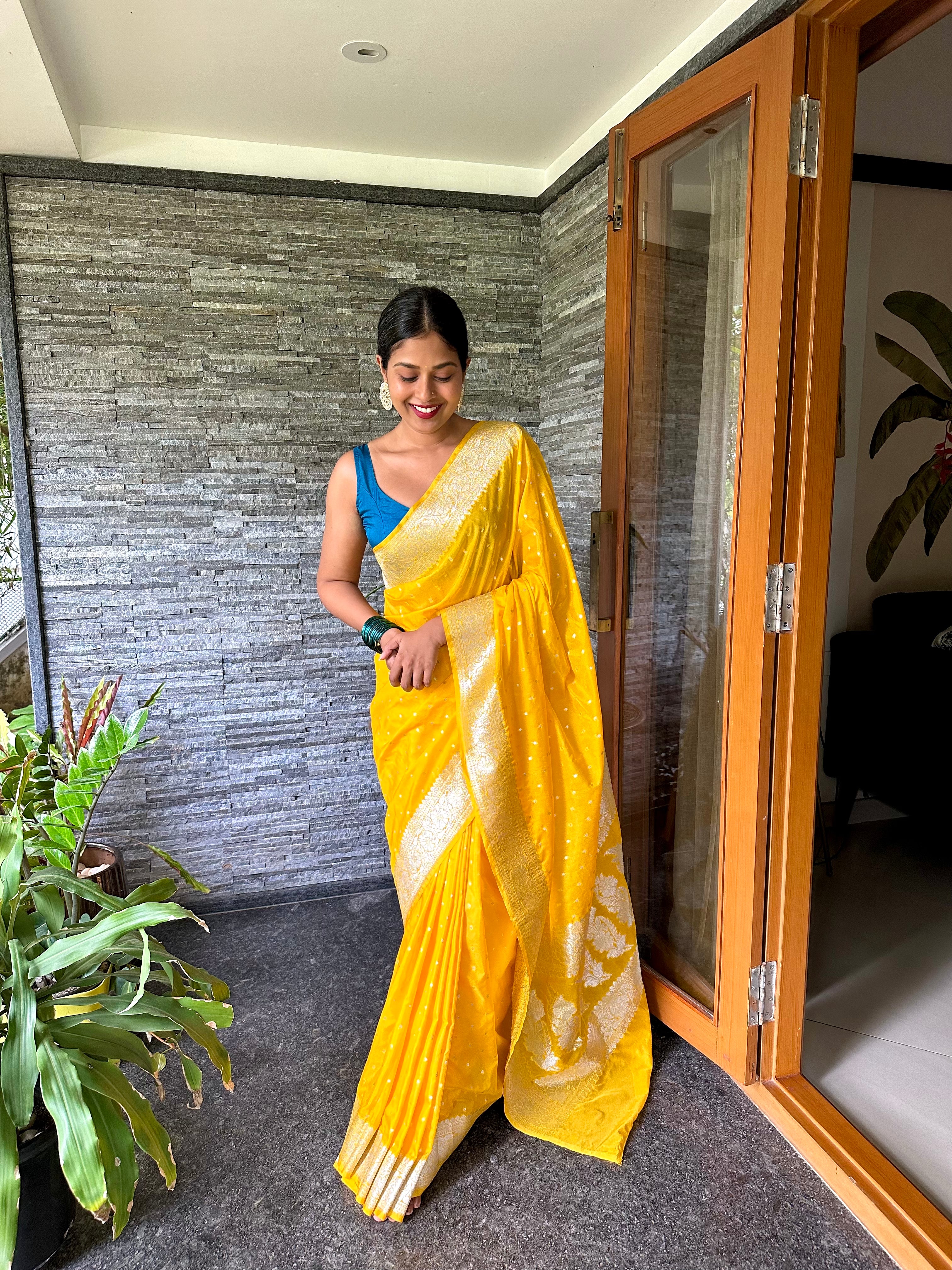 Nayanthara Inspired Silk Saree  Look (ft Sunitha)