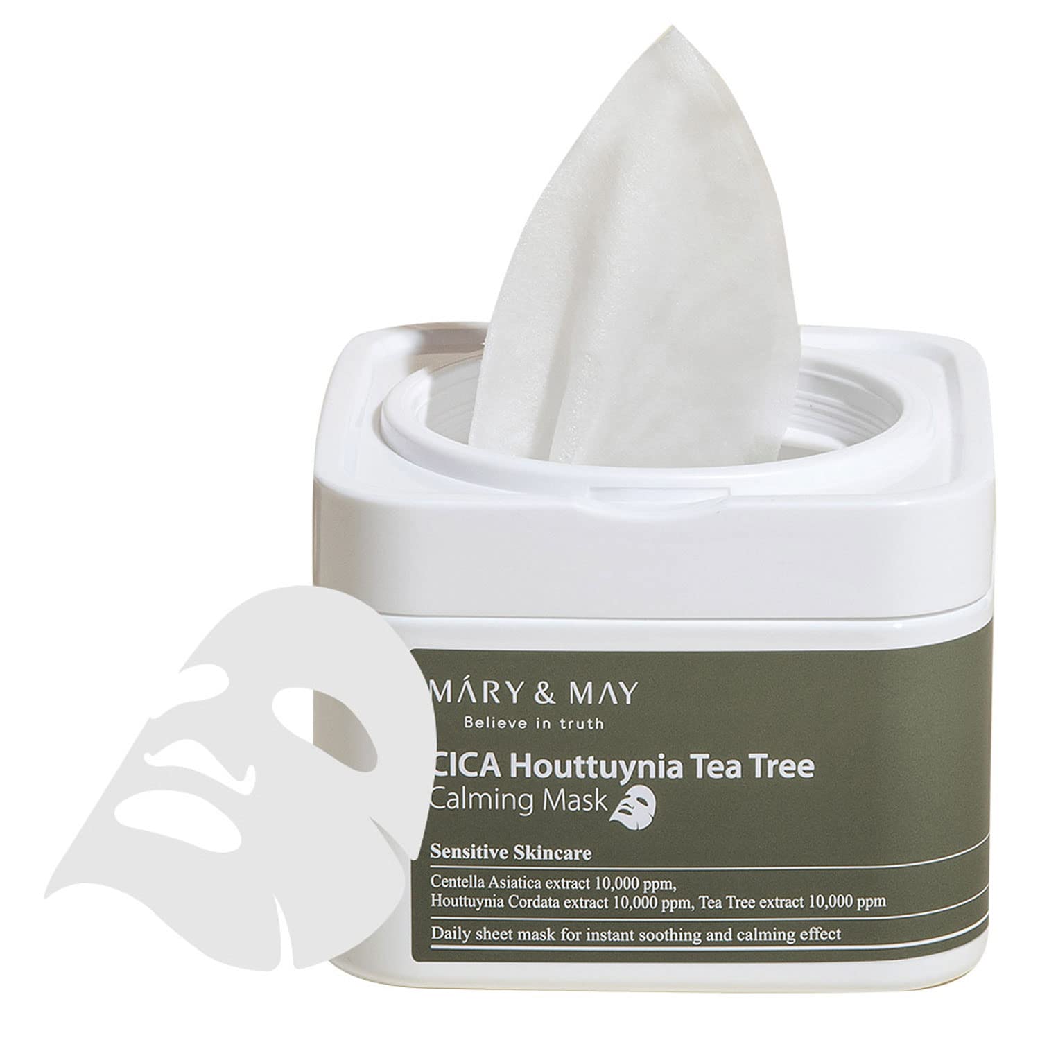 CICA Houttuynia Tea Tree Calming Mask (30ea)
