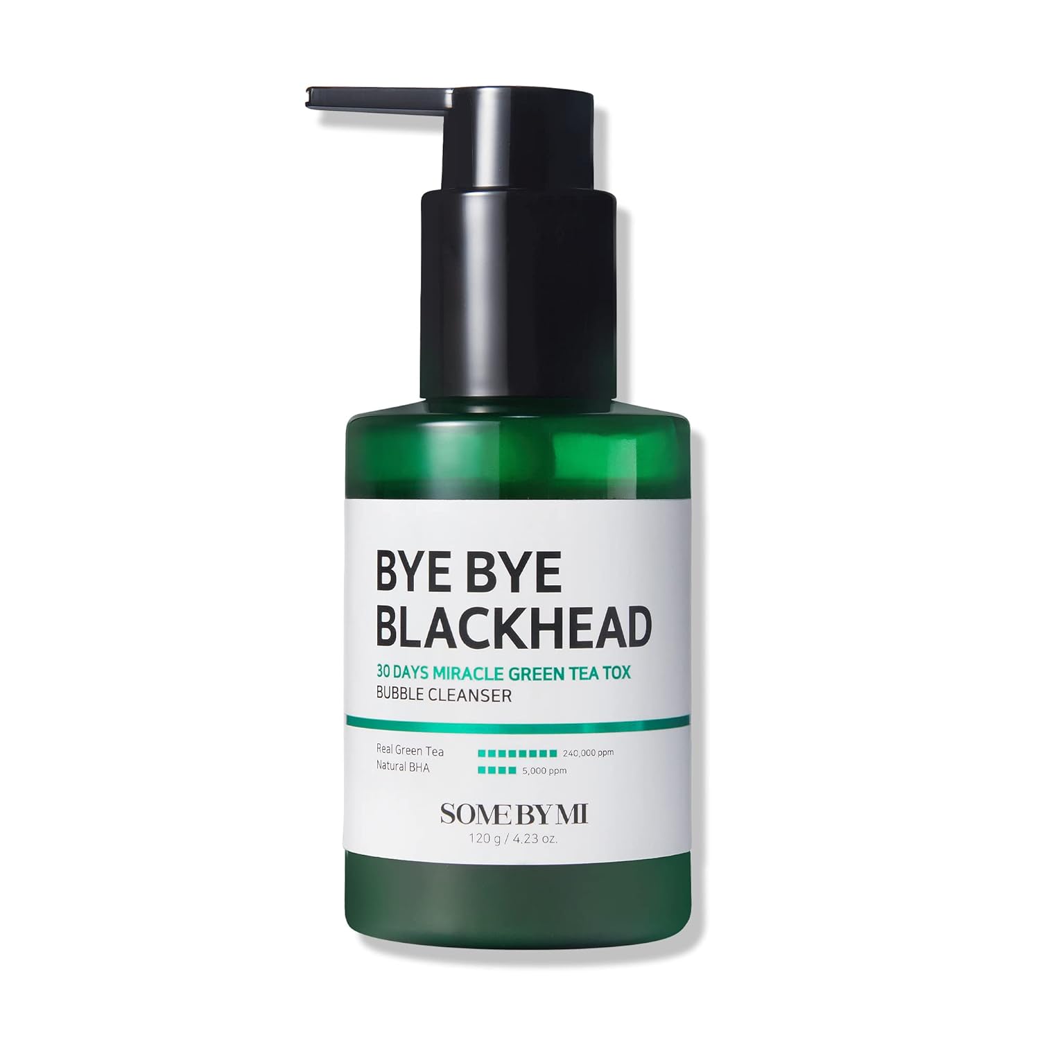 Bye Bye Blackhead 30Days Miracle Green Tea Tox Bubble Cleanser 120g