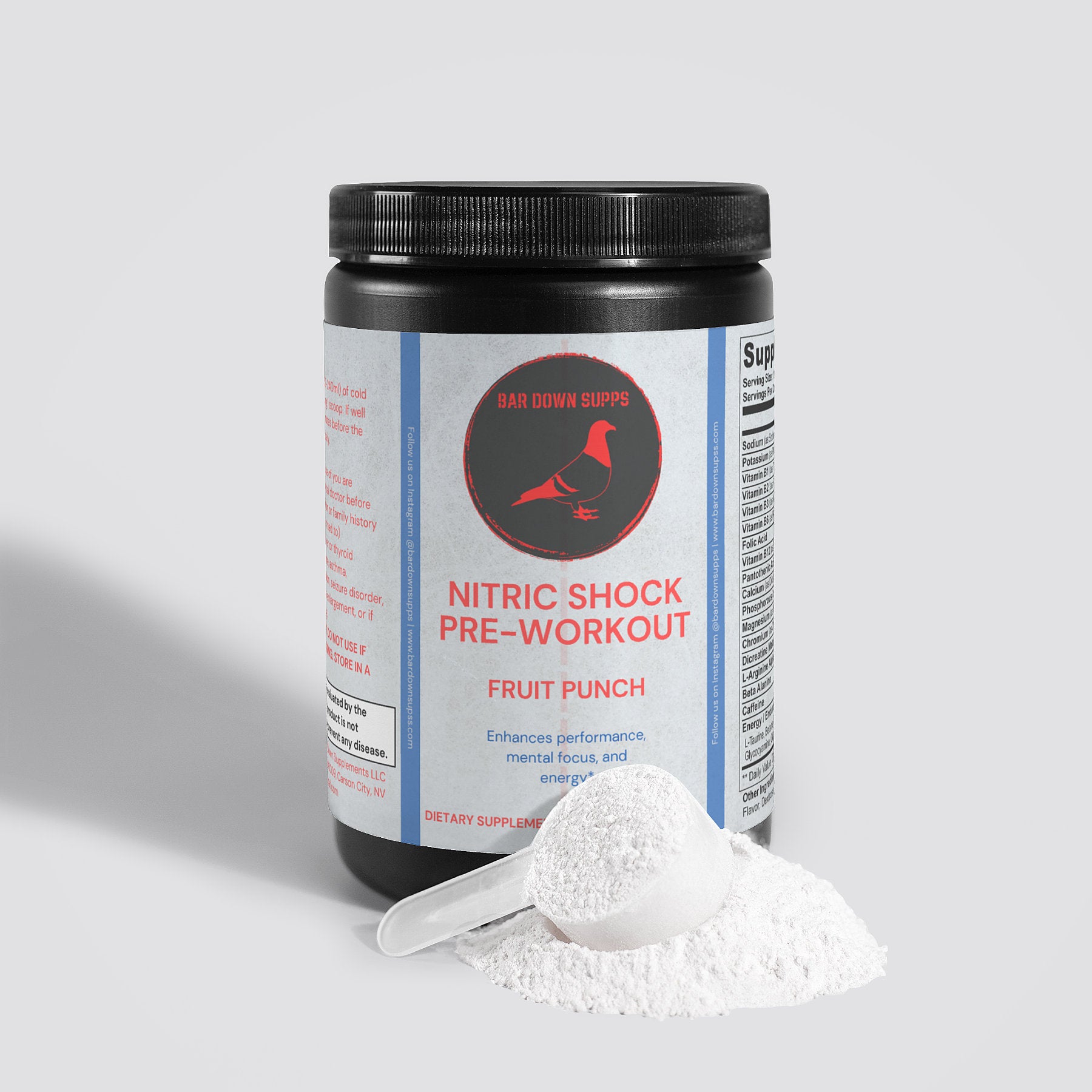 Pre-Workout Powder (Fruit Punch)