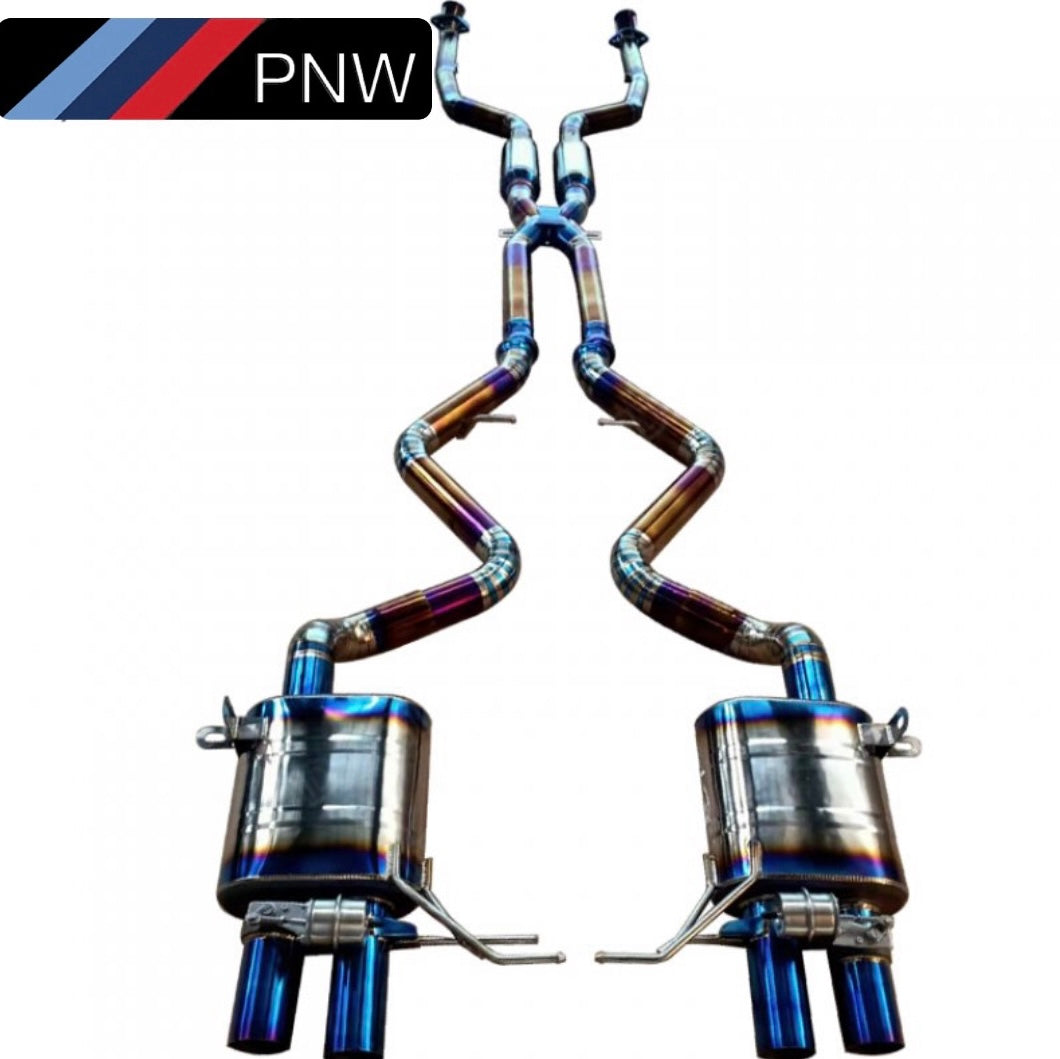 E9X M3 Catback Exhaust - Titanium  4.0L S65 2007-2013 W/ valves