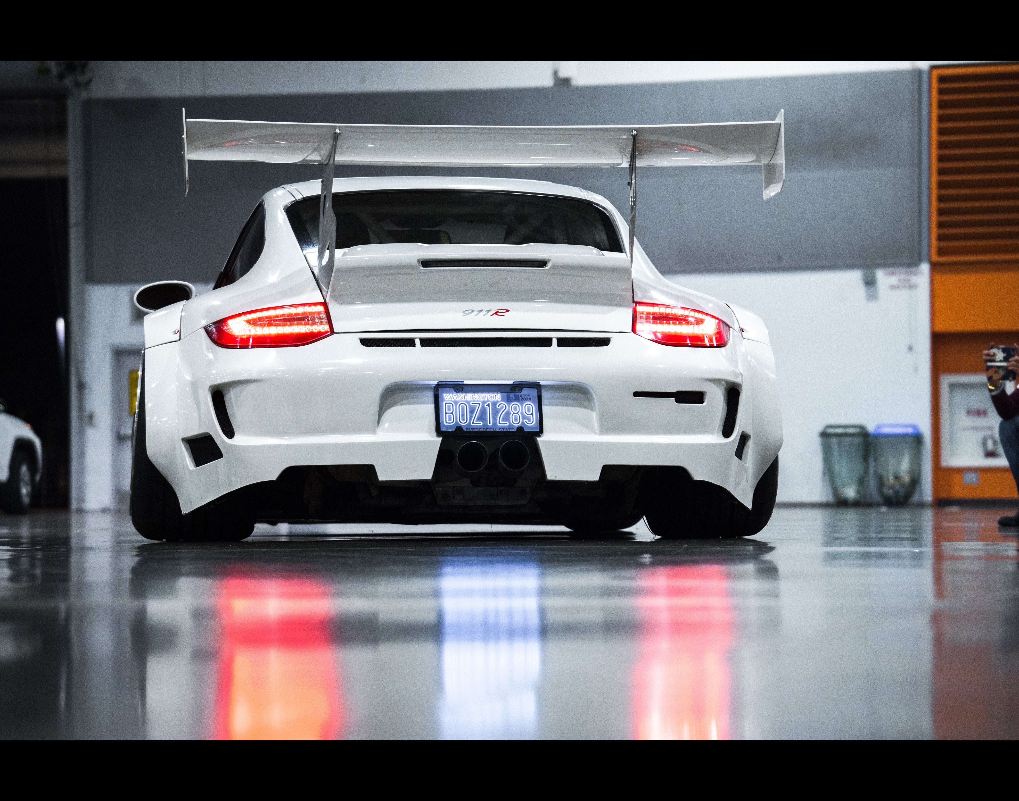 (Car) Kit 2P L.E.D license plate cover [Front & Rear Cover]