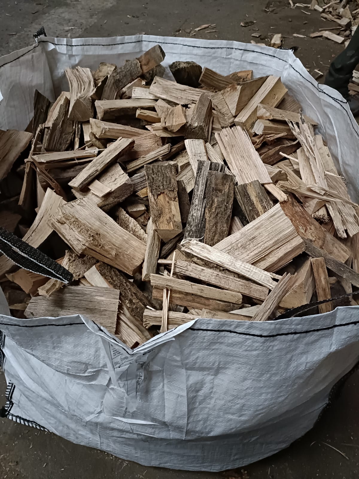 Ton Bag of Ash Hardwood Kindling