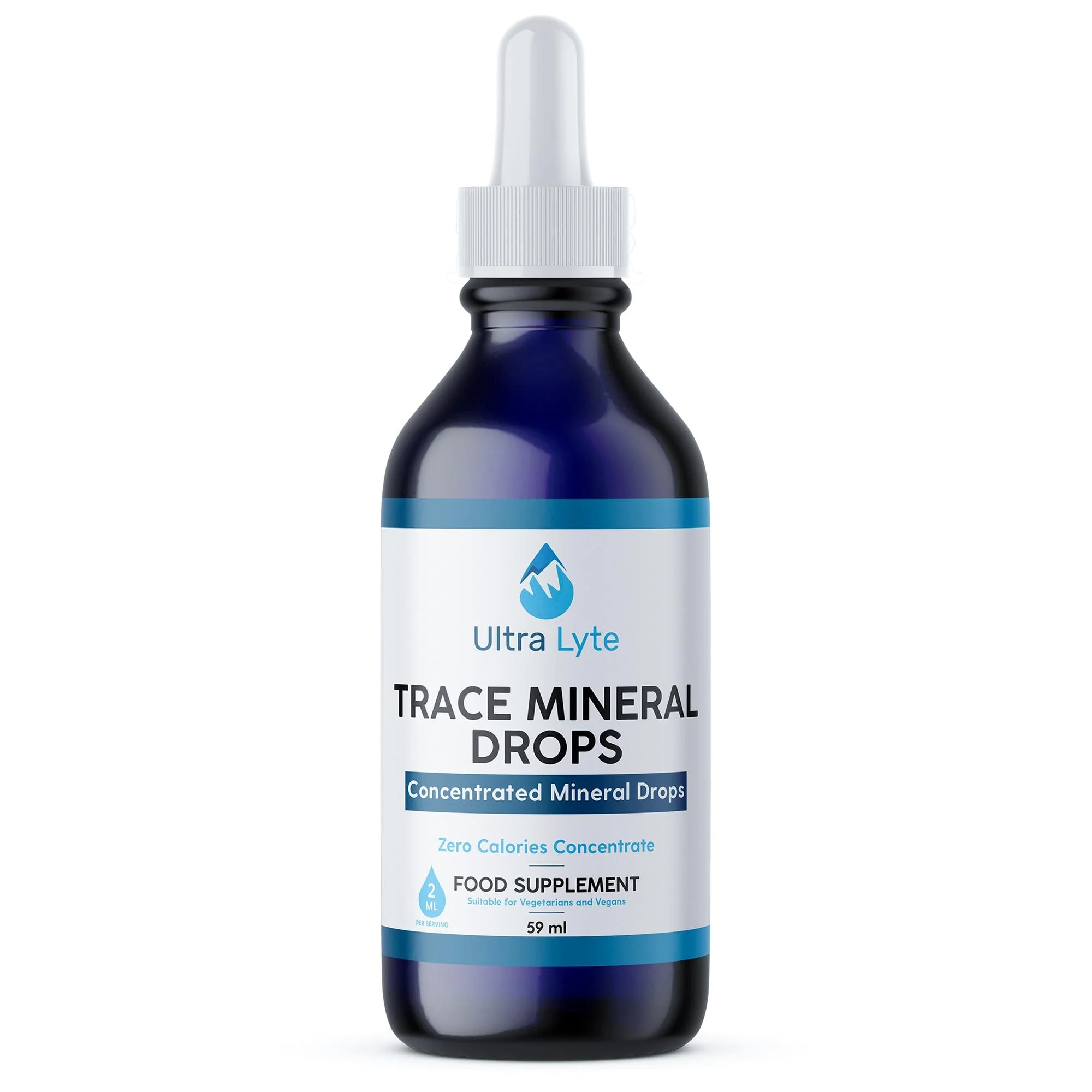 Trace Mineral Drops Glass Bottle