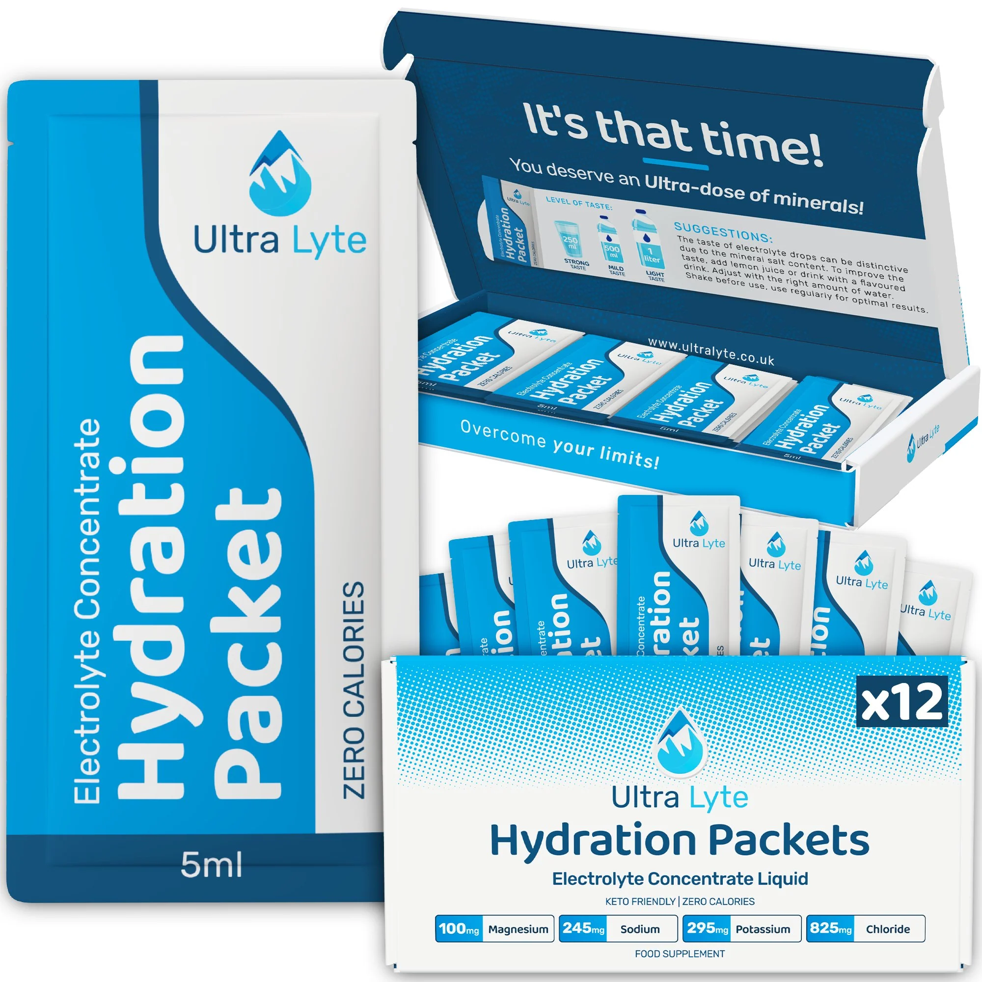 Ultra Lyte Hydration Packets 12x5ml