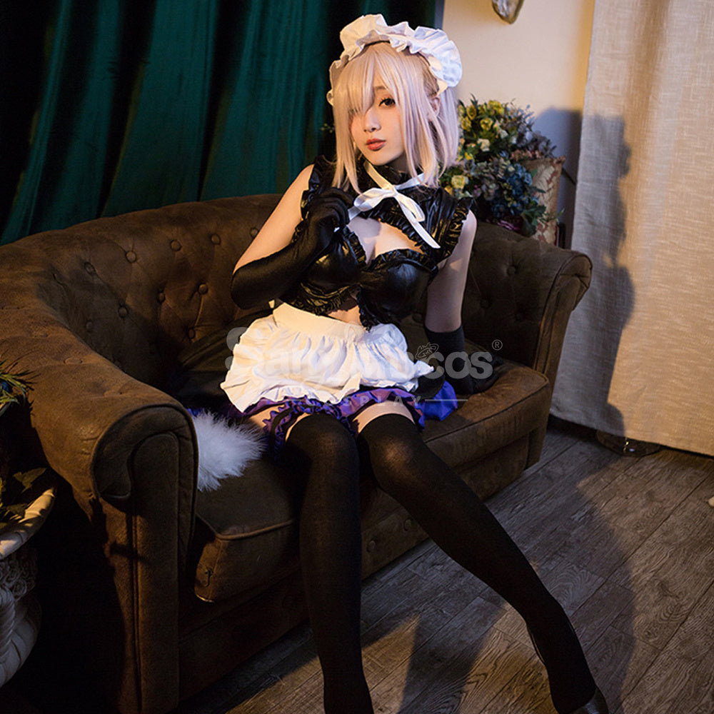【In Stock】Game Fate Grand Order Cosplay Maid Mash Kyrielight Cosplay Costume