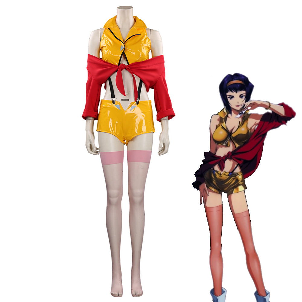 【In Stock】Anime Cowboy Bebop Cosplay Faye Valentine Cosplay Costume
