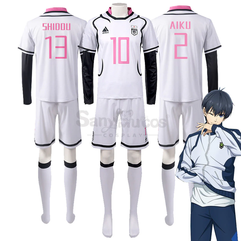 【In Stock】Anime BLUE LOCK Cosplay Japan U20 Football Jersey Cosplay Costume