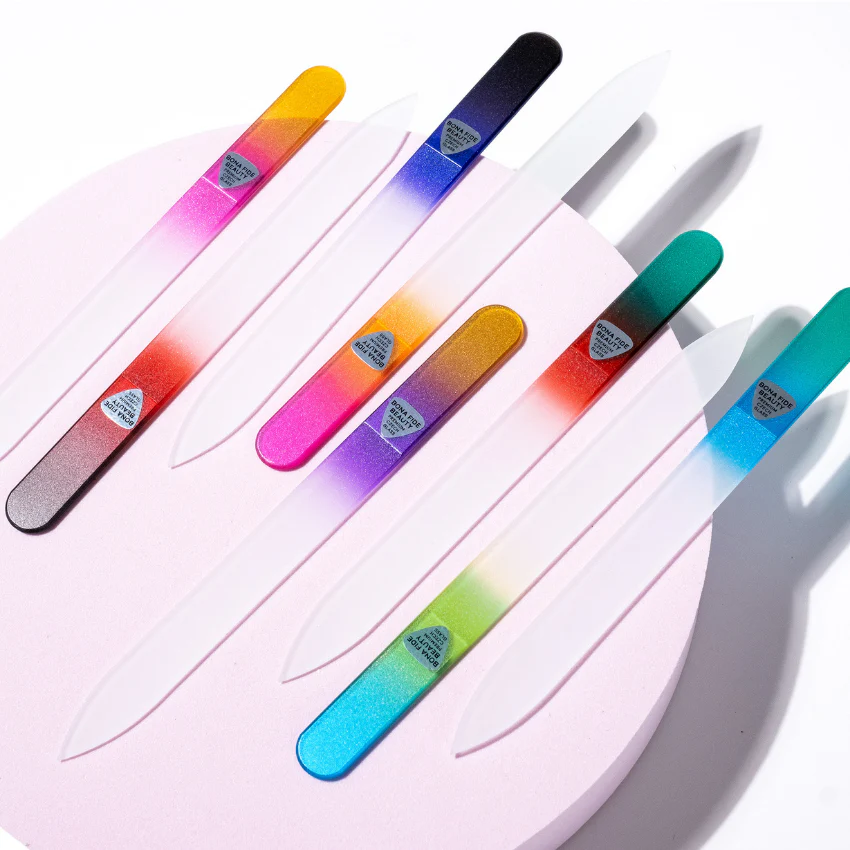 8-Pack Glass Nail Files in Sleeves