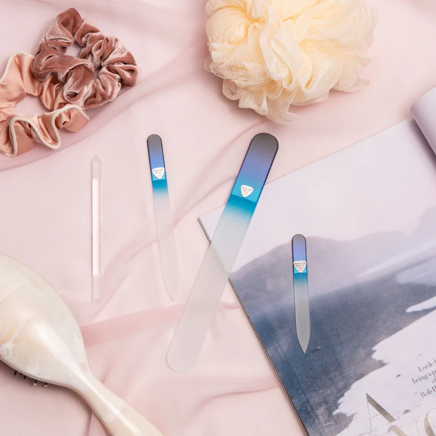 Glass Mani-Pedi Set - Cobalt