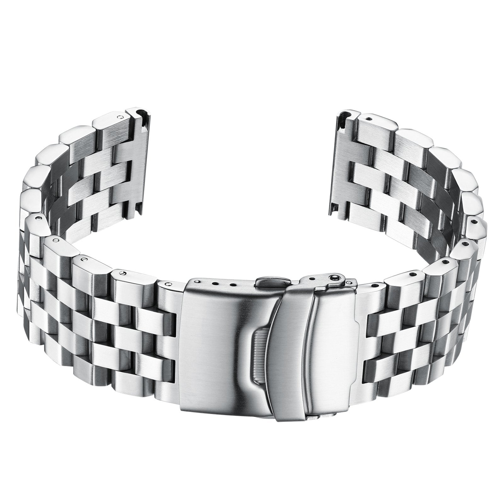 22mm Edelstahl-Uhrenarmband für Herren