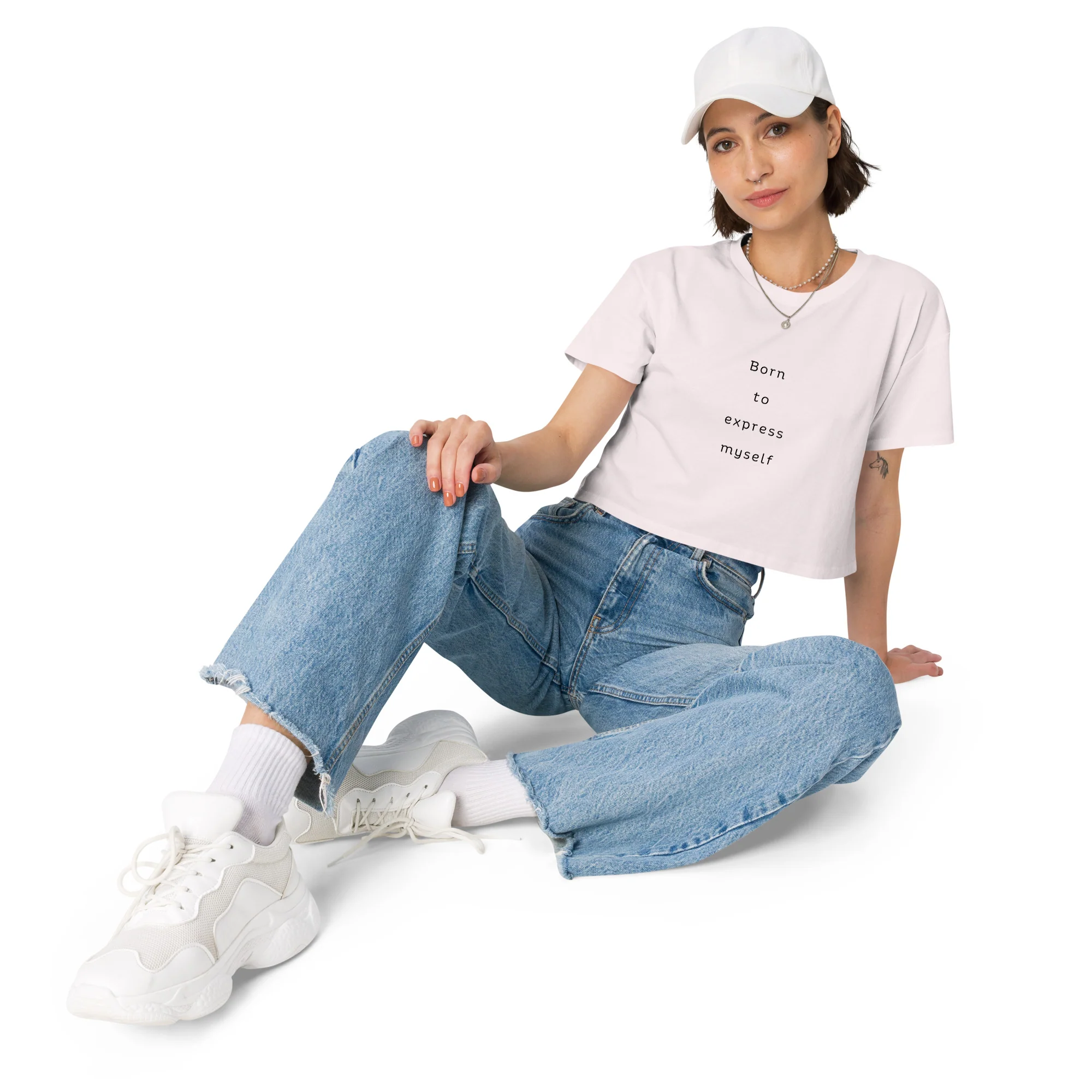Born to Express Myself - Crop Top
