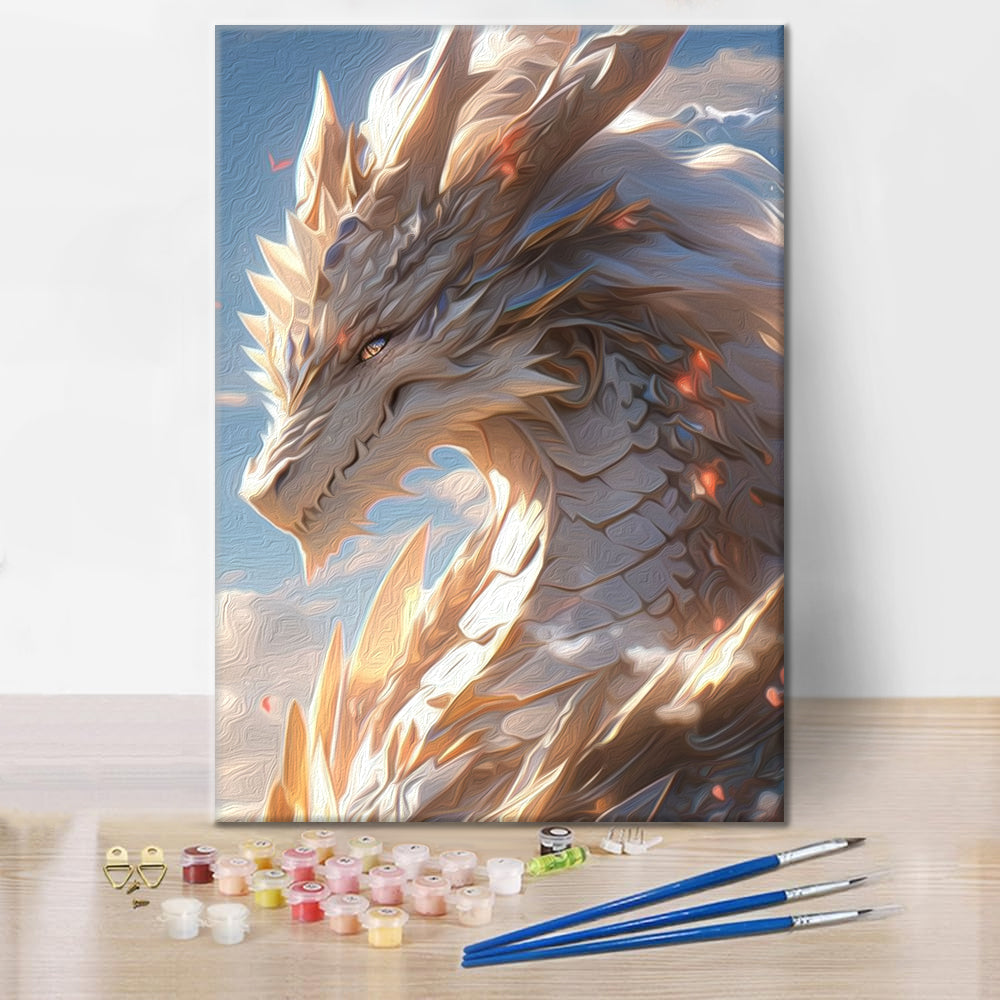 Dragon portrait - Paint by Numbers